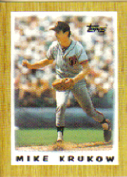 1987 Topps Mini Leaders Baseball Cards 036      Mike Krukow